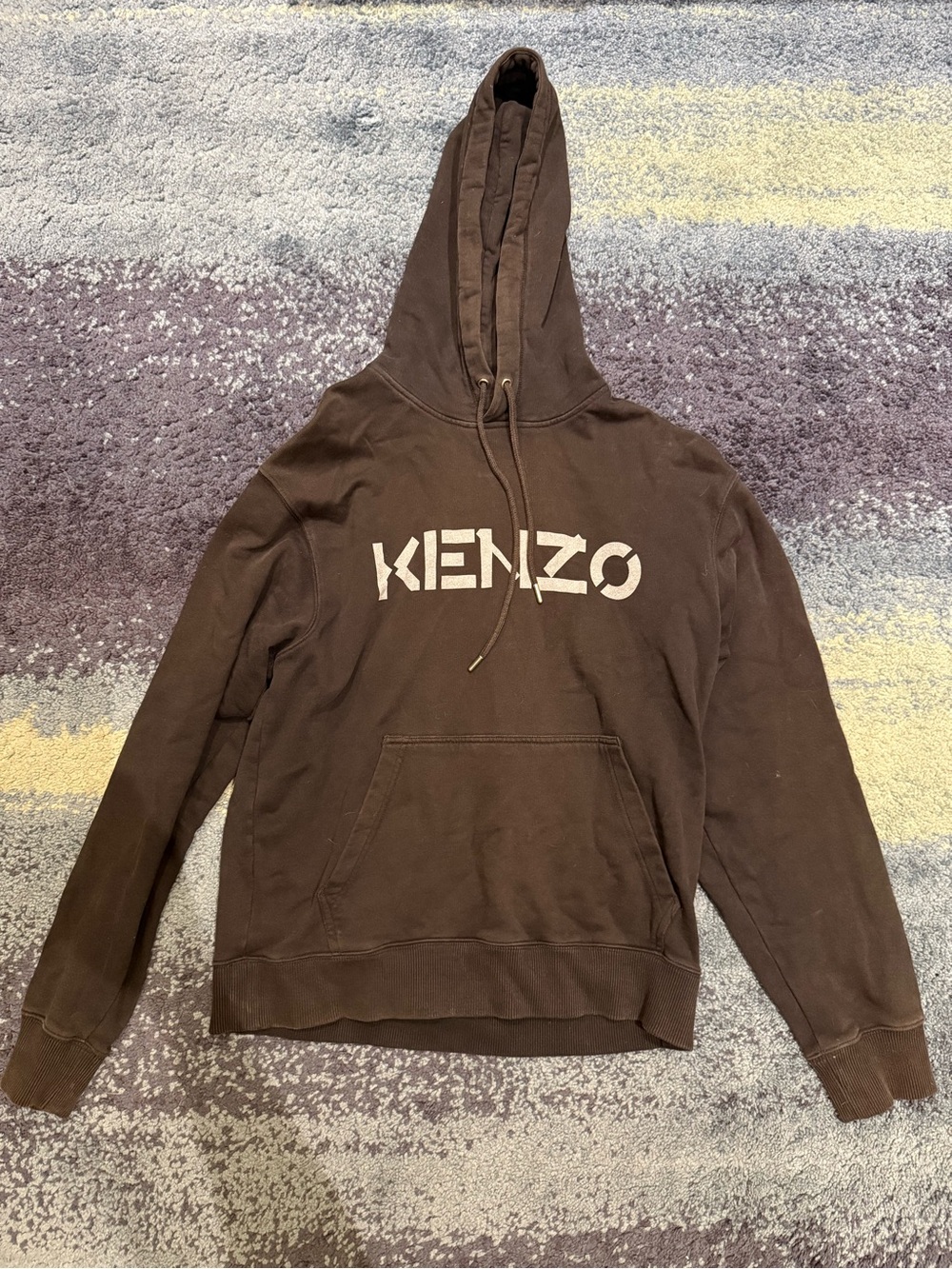 Kenzo Logo Pullover Hoodie Black
